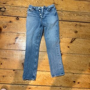 Agolde buttonfly jeans